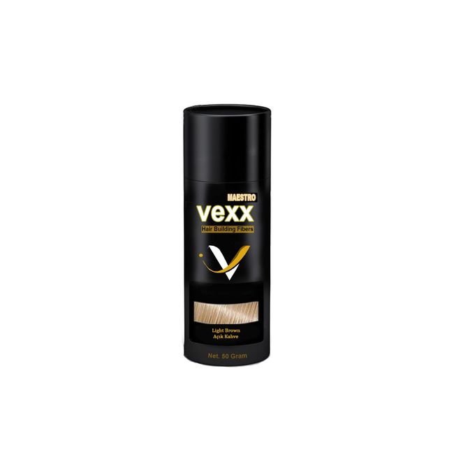 Vexx 50 Gr. Açık Kahverengi Topik Saç Tozu Hair Fiber