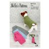 ShiFio's Patterns KP714, Aran Dog Coat Knitting Pattern, 4 Sizes 32-48cm Chest, UK Instructions