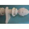 Wood Trends Bracket 3 1/2" Return for 2" Pole White (1 each)