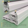 ExtrudaSeal B204 Bubble Gasket Replacement Window Door Draught Excluder Seal - 2m