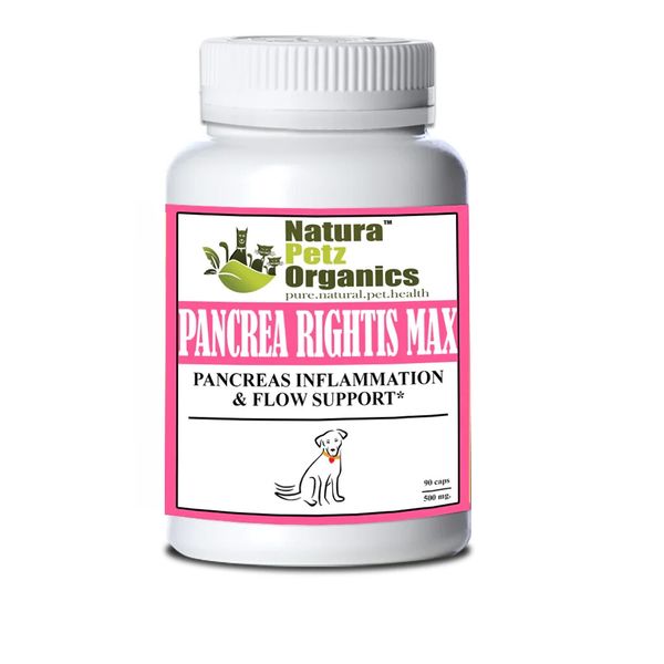 PANCREA RIGHTIS MAX * PANCREAS INFLAMMATION & FLOW SUPPORT  90 Caps DOG