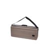Crossrock Alto Saxophone Case | ABS Molded Hardshell-Champagne