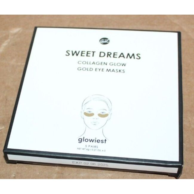 Sweet Dreams Collagen Glow Gold Eye Masks Under Eye Beauty & Self Care Mask