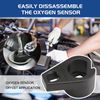 GEARLEADER Automotive Oxygen Sensor Socket, Universal 1/2" & 3/8" Drive Offset Vacuum Switch Socket Wrench