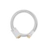 Monoprice 6ft 28AWG DisplayPort to VGA Cable - White