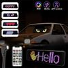 2X Devil Eyes Light, 23''x5'' for Car Truck Windshield,Programmable LED Display