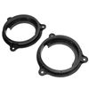 Speaker Adapter Bracket Ring Set, 2pcs 6.5 inch Speaker Adapter Spacers Ring Bracket Mounting and 2Pcs Speaker Wire Harness Replacement for Murano Sentra 2000‑2019