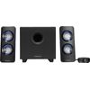 Insignia- 2.1 Bluetooth Lighted Speaker System (3-Piece) - Black