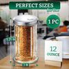 Glass Sugar Dispenser Container with Lid Sugar Containers for Countertop Kitchen
