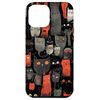 iPhone 13 Pro Max White Cute Black Orange White Cat Pattern Smartphone Case