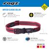 Rogz Airtech Classic Dog Collar Large - Nightsky Black