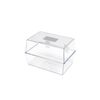 Deflecto® 8" x 5" Card Index Box Crystal