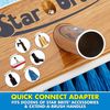 Star Brite Synthetic Wood Brush - Medium - Blue