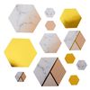Neviti 772683 Colour Block Marble Table Scatters, Peach
