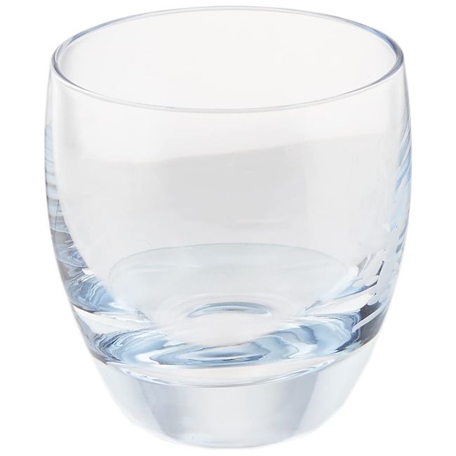 Otsuka Glass 11H059-BL Glass Cold Sake Glass, Boar Mouth, Approx. 3.7 fl oz (95 ml), Kiriko Moon Rabbit Blue, Made in Japan