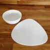 Pebble Placemat Set - Gloss White 4 Placemats Standard 28cm