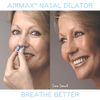 AIRMAX Nasal Dilator for Better Breathing – Natural, Comfortable, Breathing Aid Solution for Maximum Airflow and Reduced Nasal Congestion (Small - Blue)