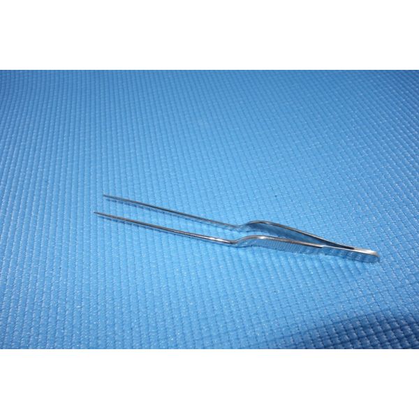 Lawton Jansen  6 1/2" Bayonet Style Serrated Dressing Forceps