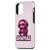 iPhone 14 Pro Welsh Language Pink Sloth Pro Headset Gaming Shwmae Gamer Case