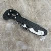 PROFESSIONAL DOUBLE HINGED CORKSCREW WINE BOTTLE OPENER WITH FOIL CUTTER. (NEW).