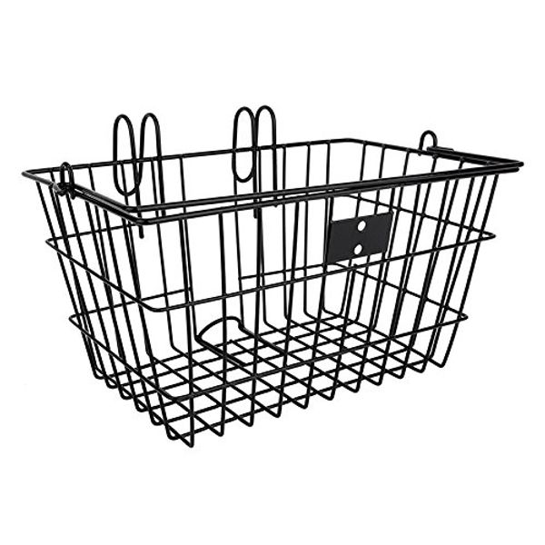 sunlite Wire Lift-Off Front Basket, Black