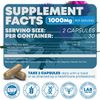 TUDCA+ 1000mg Bile Salt Supplement for Liver Support, Detoxification
