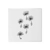 'Dandelion Seeds' 108mm Square Ceramic Tile (TD00005274)