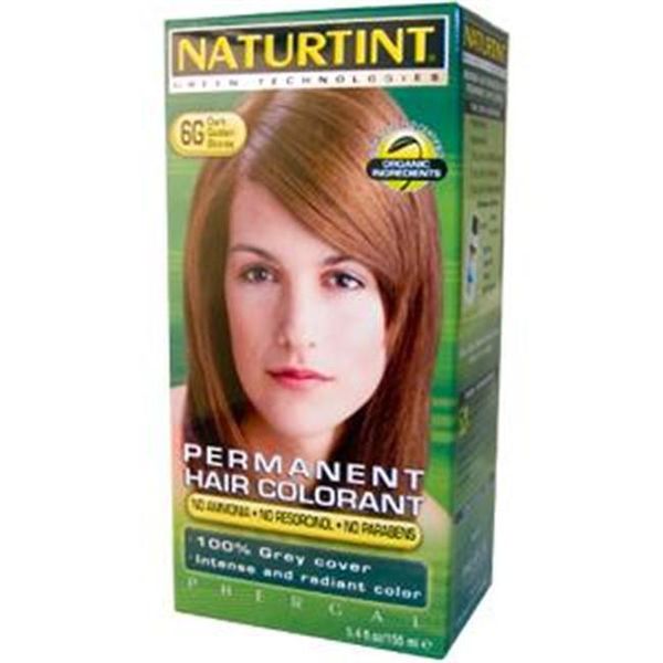 Naturtint 6G Dark Golden Blonde Permanent Long Lasting Hair Color Gel 5.75 fl oz