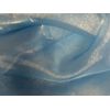 Crystal Organza Fabric Light Blue Sold by the Metre Glitter Look