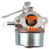 Carburetor Carb For Toro CCR-1000E Snowblower Electric Start 3HP engine