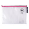 APLI 17385 – Zipper Bag A4, Assorted Colours, 1 Piece