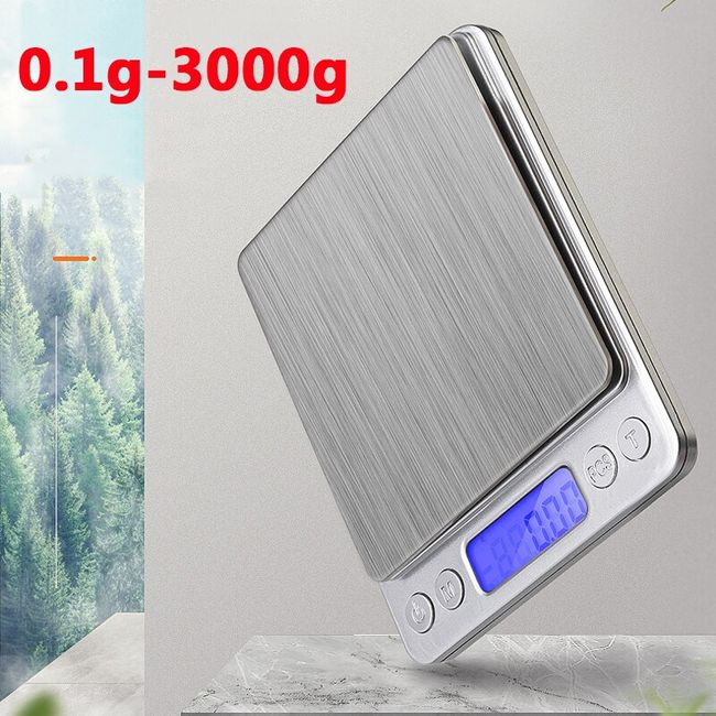3000g/ 0.1g Electronic Kitchen Scales Digital Small Jewelry Scale