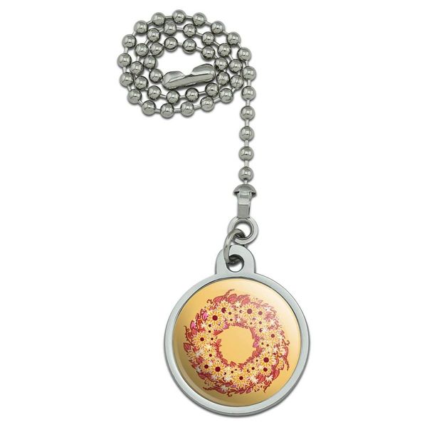 GRAPHICS & MORE Autumn Fall Wreath Sunflowers Ceiling Fan and Light Pull Chain