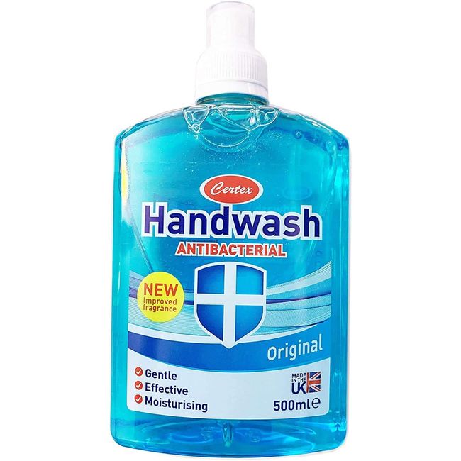 Certex Antibacterial Hand Wash Blue Pack of 1-500ml