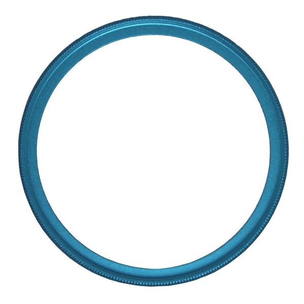 NinoLite UV Filter 52mm Blue Frame Camera Lens Protection with Lens Cap Attachment Over Filter