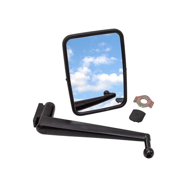 Unbreakable Mirror Flat Fixing Kit Long Arm 290mm Fits Defender DA4406 BRITPART