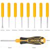 INGCO AKISD0901 Screwdriver Set, 9-Piece Set, Replaceable Tool Set, Precision Screwdriver