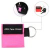 10pcs CPR Mask Keychain Ring Emergency Kit CPR Face Shields for First Aid or CPR Training (Blue-10)