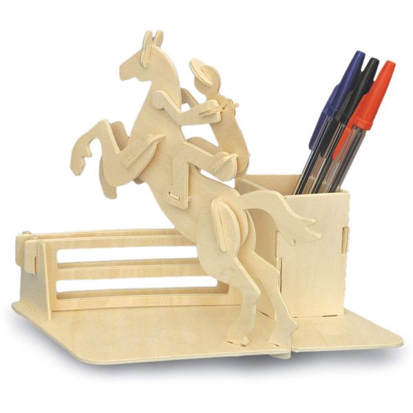 Quay Horse-Riding Pen Holder Woodcraft Construction Kit FSC