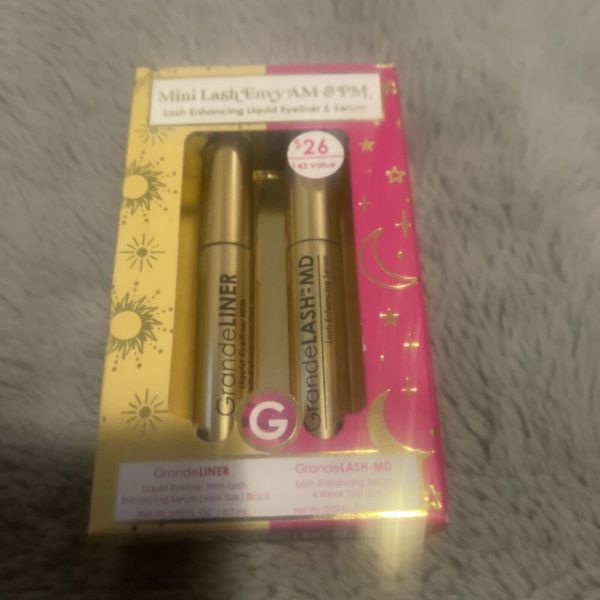 Grande Cosmetics Lash Envy AM/PM Mini Set (Value $43) New
