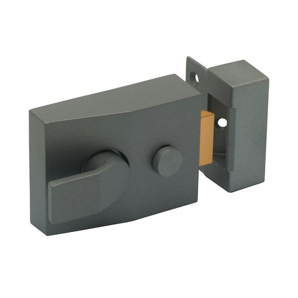 Sterling NLG101 Standard Deadlocking Nightlatch - Grey