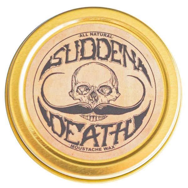 Sudden Death Mustache Wax (Strong Hold, Easy Application) By Death Grip