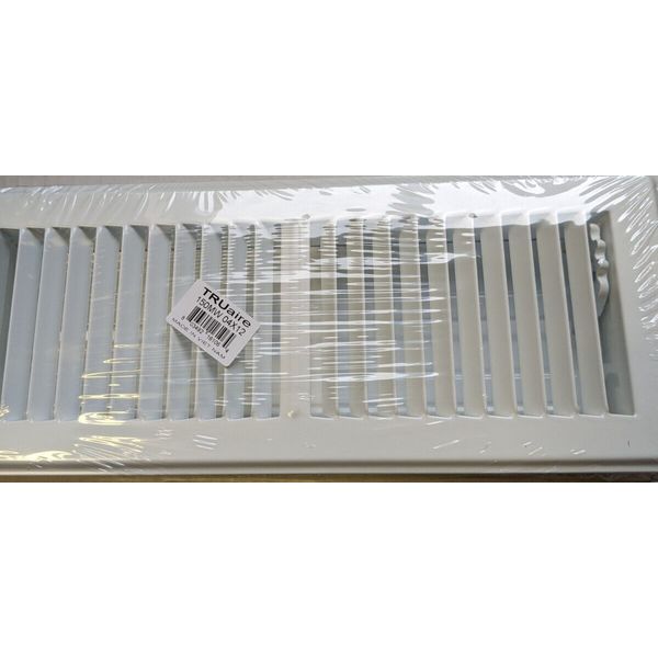 Truaire 4X12 Floor Grille White