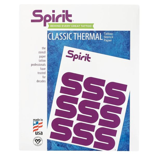 Spirit® Classic Thermal Tattoo Transfer Paper 8.5" x 11" - 100 Sheets