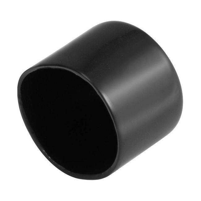 uxcell Screw Protector Bolt Protector End Cap Cover 42mm ID Vinyl Round Black Pack of 8