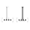 HALJIA 2PCS 1x4 Matrix 4 Key Membrane Switch Control Keyboard Keypad for Arduino