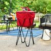 Household Essentials 2170-1 Standing Ice Cooler, Red
