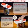 Kitchen Electric Can Opener with Rechargeable Battery+Extra Blade for Any Cans