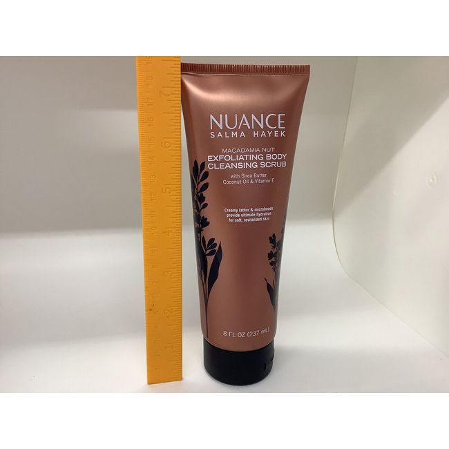 NEW Nuance Salma Exfoliating body Cleansing Scrub. Shea butter. Vit. E. 8 Fl. Oz