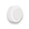 EVI Herrajes Wall Mounted Door Stop (White Lacquer - White Rubber)